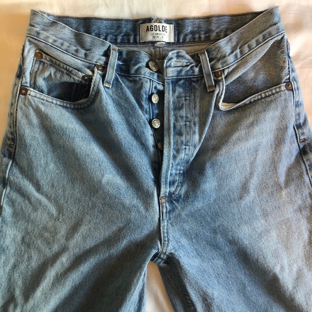 Agolde Riley High Raise Straight Crop jeans 27